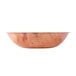 A Thunder Group woven wood salad bowl with a wood surface.