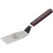 A Mercer Culinary Hell's Handle square edge turner with a silver handle.