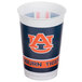 A Creative Converting plastic cup with the Auburn University logo.