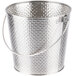 A Tablecraft stainless steel bucket with a handle.