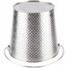 A Tablecraft stainless steel beverage pail with a handle.