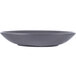 A grey Libbey Driftstone coupe bowl with a white background.