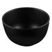 A black Libbey Driftstone bowl on a white background.
