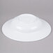 A white Elite Global Solutions swirl melamine bowl.