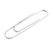 A silver Acco paper clip on a white background.