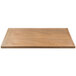 A BFM Seating natural veneer wood table top.