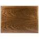 A BFM Seating Autumn Ash veneer wood table top with a dark wood grain.