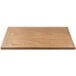 A BFM Seating natural veneer wood table top.