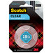3M Scotch clear indoor mounting tape with a blue label.
