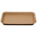 A brown rectangular Solut Bake and Show corrugated sheet pan.