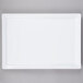 Elite Global Solutions M1420 Vogue 20" x 14" White Rectangular Melamine Serving Platter
