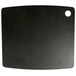 A black rectangular melamine and bamboo flat board with a hole in the middle.