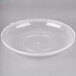 A clear plastic Fineline catering bowl with a high dome lid.