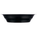 A black rectangular Fineline low profile plastic catering bowl.