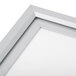 An Aarco aluminum slide frame with a white background.