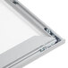 An Aarco aluminum slide frame with white background.