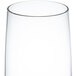A close up of a Stolzle clear tumbler.
