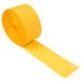 A roll of Creative Converting School Bus Yellow streamer paper.