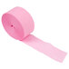 A roll of pink tissue paper.