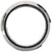 A T&S B-GFE 3/4" garden hose male outlet with a silver ring around a black center.