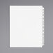 A white file folder with Avery Standard Collated Legal Exhibit Dividers with tabs numbered 126-150.