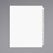 A white paper with Avery 201-225 numbered tab dividers.