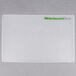 A white rectangular flexible cutting board with the word "Webstaurant" in green text.