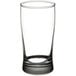 A close-up of a clear Libbey highball glass.