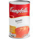 A 50 oz. Campbell's Tomato Soup can with a red and white label.