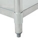 An Eagle Group DHT4 open well electric hot food table with a metal shelf.