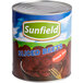 A #10 can of Sunfield sliced beets with a label.