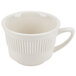 An Ivory (American White) china cup with a handle.