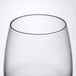 A close-up of a clear Chef & Sommelier rocks glass with a white background.