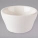 A Tuxton eggshell white china bouillon bowl.