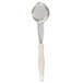 A white Vollrath Jacob's Pride oval spoon with a handle.