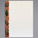 Menu paper with a brown Southwest themed design including a cactus, sombrero, and chili pepper border.