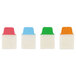 Avery Ultra Tabs in primary colors: blue, green, red, and white.
