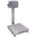A Cardinal Detecto electronic bench scale with a stainless steel base and tower display.