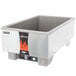 A Vollrath countertop rethermalizer with a large rectangular metal container inside.