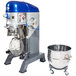 A Vollrath planetary floor mixer with a bowl on a stand.