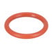 An orange rubber Jackson O-ring.