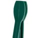 A green Thunder Group flat grip tongs with a white background.