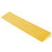 A yellow rectangular Cactus Mat vinyl edge ramp with lines.