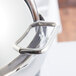 A close-up of a Vollrath Avenger chafer cover handle.