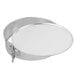 A silver metal Chicago Metallic springform cake pan with a round bottom and a lid.