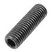 An Avantco threaded carriage knob stud for an SL312 meat slicer with a black finish.
