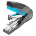 A blue and black Swingline Optima stapler.