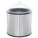 A Carlisle stainless steel Coldmaster ice cream crock with lid on a counter.