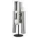 A silver and black metal Vollrath cup dispenser.