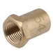 A brass nut with the number 54 on the surface.
